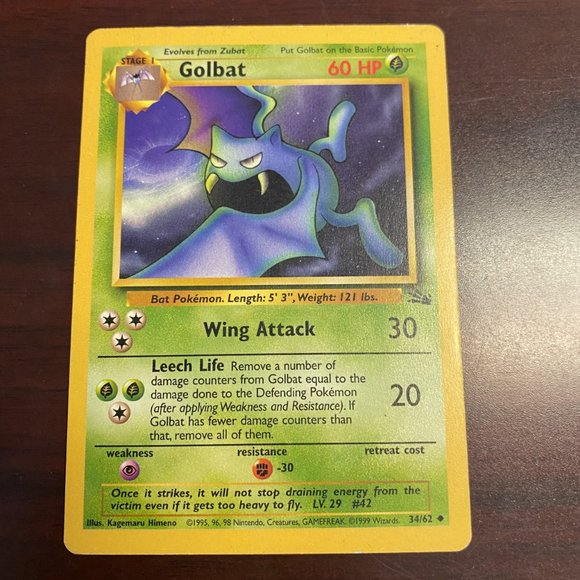 Pokemon Cards Zubat Golbat Sandslash Sandshrew - Picture 8 of 12